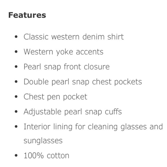 STS Ranchwear Blue Denim Casual Button Down Shirt - Picture 4 of 4